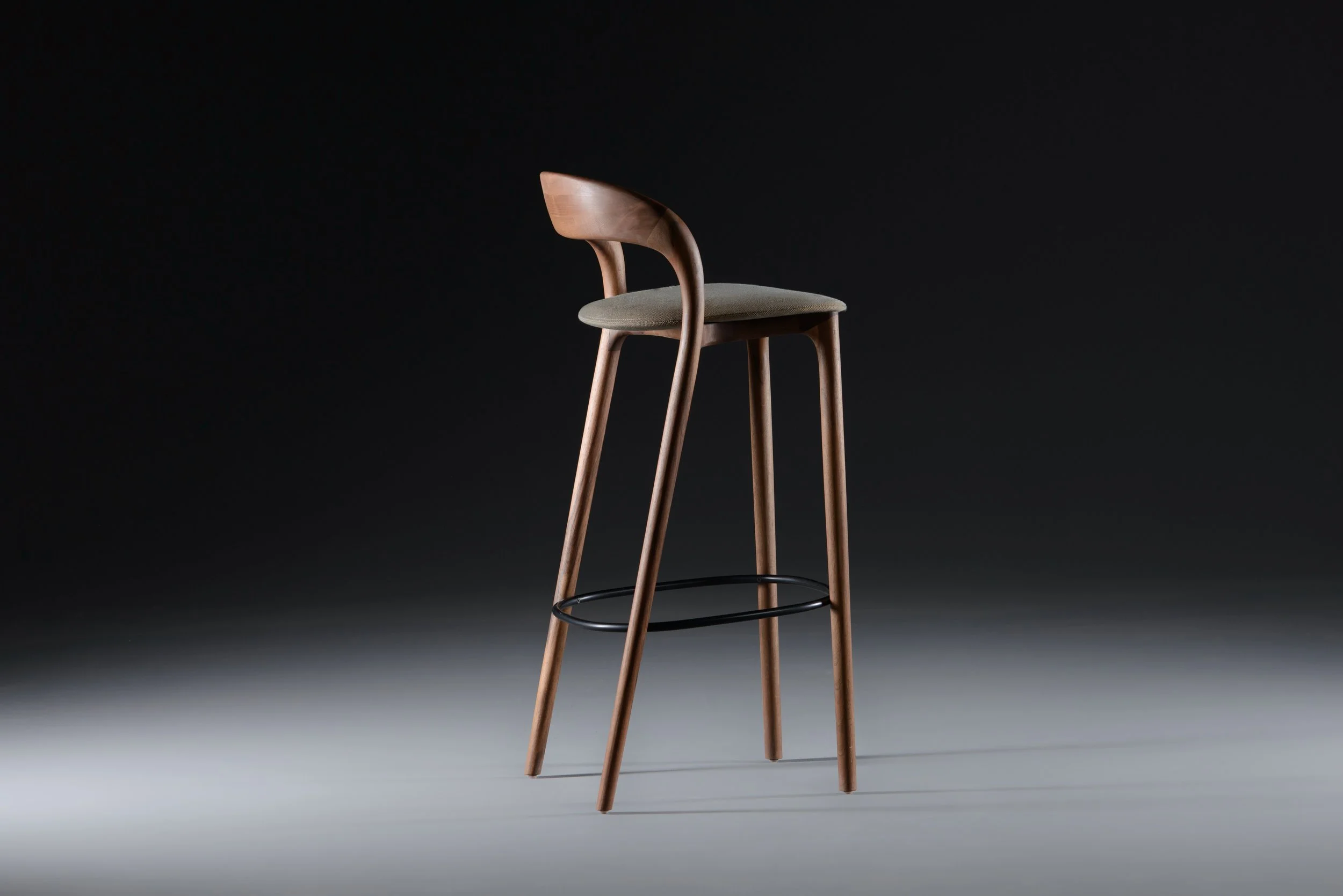 Neva Light Bar Chair by Regular Company for Artisan | Solid Wood